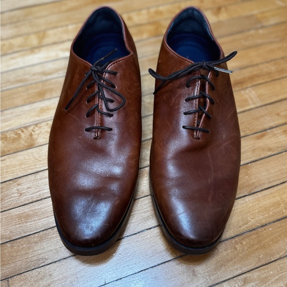 Cole Haan Men\'s Jefferson Grand Wholecut Oxford British Leather Shoes Sz. 10.5W